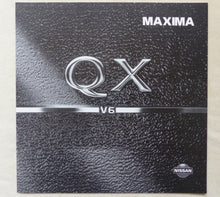 Lade das Bild in den Galerie-Viewer, Nissan Maxima QX V6 - Prospekt Brochure + Daten Ausstattungen 02.1995 Großformat
