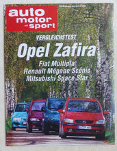 Lade das Bild in den Galerie-Viewer, Opel Zafira Fiat Multipla Renault Mitsubishi - Test - Sonderdruck AMS 9/1999

