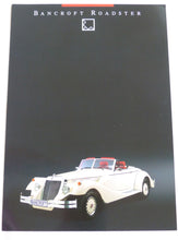 Lade das Bild in den Galerie-Viewer, Bancroft Roadster 5.0 V8 GFK-Karosserie - Hochglanz Prospekt Brochure 1991
