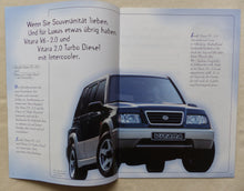 Lade das Bild in den Galerie-Viewer, Suzuki Vitara V6 2.0 Diesel MJ 1997 - Prospekt Brochure 01.1997
