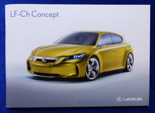 Lade das Bild in den Galerie-Viewer, Lexus LF-Ch Concept Vollhybrid Studie CT 200h - Prospekt Brochure 09.2009
