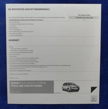 Lade das Bild in den Galerie-Viewer, Renault Clio Campus Extreme - Preisliste MJ 2008 - Prospekt Brochure 01.2008
