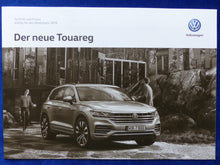 Lade das Bild in den Galerie-Viewer, VW Touareg - Preisliste MJ 2018 - Prospekt Brochure 04.2018
