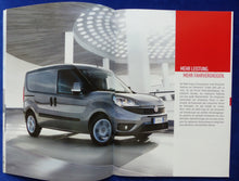 Lade das Bild in den Galerie-Viewer, Fiat Doblo Cargo Kastenwagen Kombi Work Up MJ 2015 - Prospekt Brochure 02.2015
