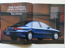 Lade das Bild in den Galerie-Viewer, Mercury 1996 Sable LS GS - US-Prospekt Brochure 07.1995 Großformat USA
