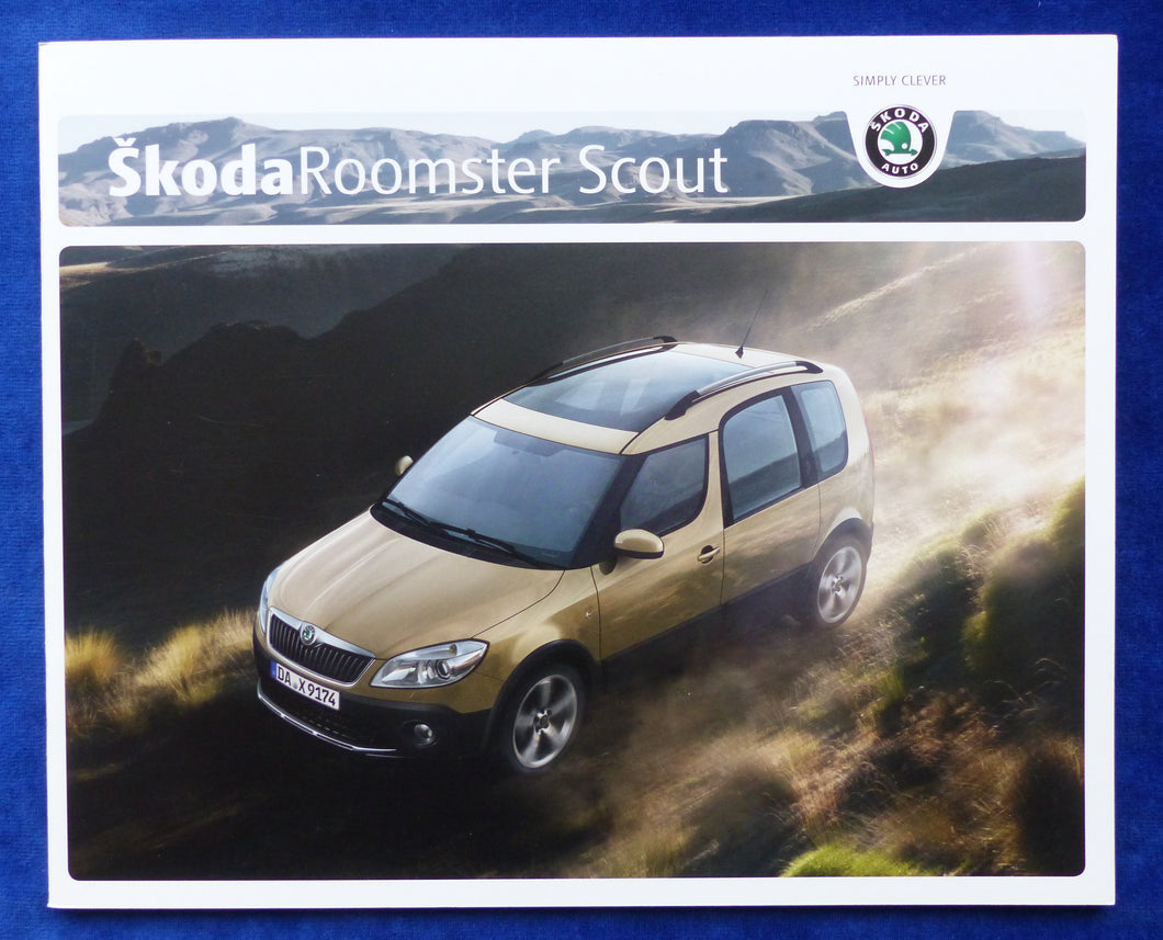 Skoda Roomster Scout MJ 2011 - Prospekt Preisliste Brochure 10.2010