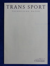 Lade das Bild in den Galerie-Viewer, Opel Trans Sport by Pontiac - Technische Daten 1993 - Prospekt Brochure 12.1992
