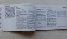Lade das Bild in den Galerie-Viewer, VW Passat Typ B2 Vergaser Diesel - Betriebsanleitung Bedienung Handbuch 01.1981
