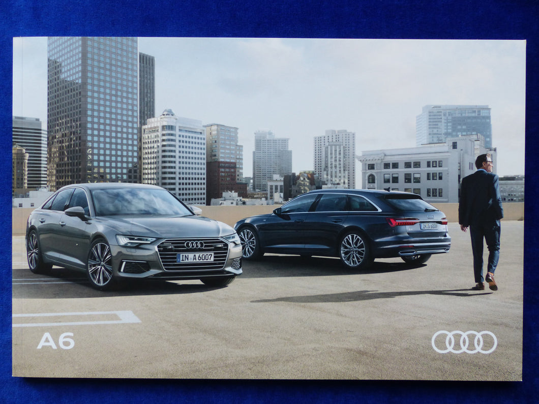 Audi A6 Limousine Avant TDI S line quattro MJ 2019 - Prospekt Brochure 08.2018