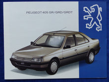 Lade das Bild in den Galerie-Viewer, Peugeot 405 GR GRD GRDT Limousine MJ 1994 - Prospekt Brochure 07.1993
