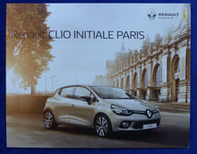 Lade das Bild in den Galerie-Viewer, Renault Clio Initiale Paris Sondermodell MJ 2016 - Prospekt Brochure 01.2016
