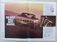 Lade das Bild in den Galerie-Viewer, BMW Turbodiesel 525 TDS 325 TD MJ 1992 - Prospekt Brochure 02.1991 Großformat
