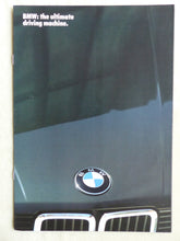 Lade das Bild in den Galerie-Viewer, BMW Ultimate driving machine 3er 5er 6er 7er - US-Prospekt Brochure 02.1985 USA
