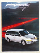 Lade das Bild in den Galerie-Viewer, Dodge 1991 Family Caravan Monaco Shadow Colt - US-Prospekt Brochure 08.1990 USA
