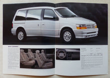 Lade das Bild in den Galerie-Viewer, Dodge 1991 Family Caravan Monaco Shadow Colt - US-Prospekt Brochure 08.1990 USA
