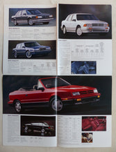 Lade das Bild in den Galerie-Viewer, Dodge 1991 Family Caravan Monaco Shadow Colt - US-Prospekt Brochure 08.1990 USA
