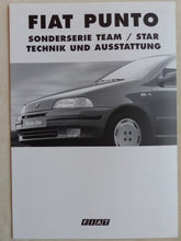 Lade das Bild in den Galerie-Viewer, Fiat Punto Star Sondermodell MJ 1997 - Prospekt + Daten &amp; Ausstattungen 02.1997
