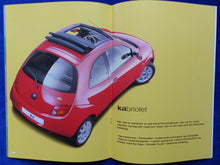 Lade das Bild in den Galerie-Viewer, Ford Ka Luxury Cabrio MJ 2002 - Prospekt Brochure 10.2001 Dänemark dänisch

