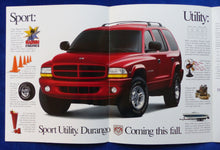 Lade das Bild in den Galerie-Viewer, Dodge 1998 Durango 5.9 V8 - US-Preview-Prospekt Brochure 1997 USA
