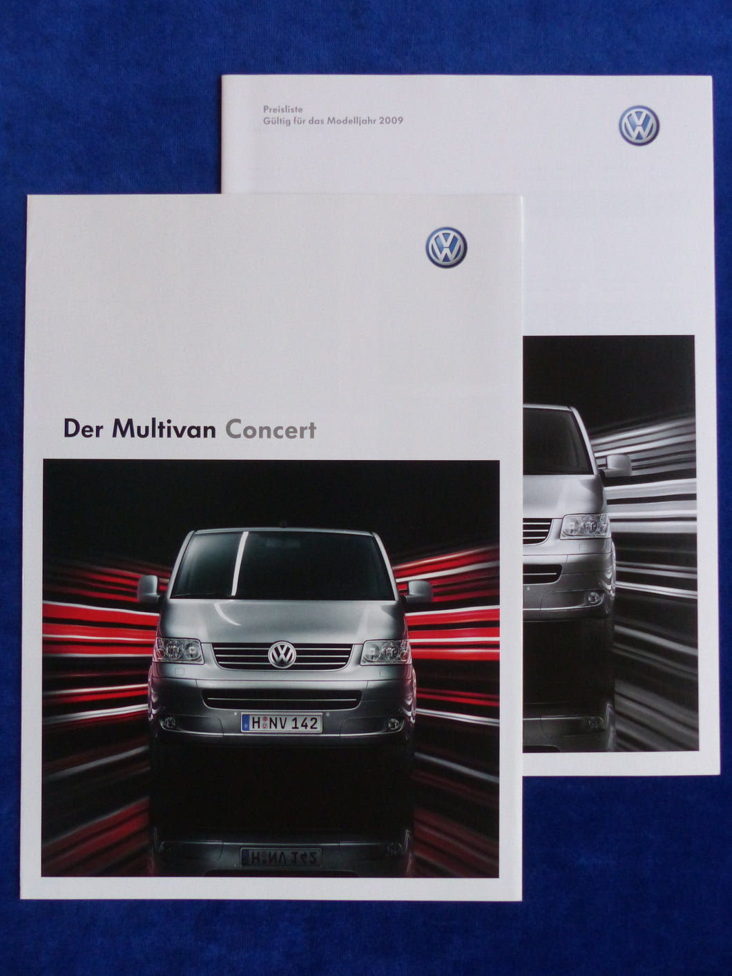 VW Bus T5 Multivan Concert Sondermodell MJ 2009 - Prospekt + Preisliste 05.2008