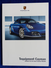 Lade das Bild in den Galerie-Viewer, Porsche Tequipment Cayman MJ 2009 - Prospekt Brochure 11.2008
