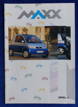 Lade das Bild in den Galerie-Viewer, Opel MAXX Konzeptfahrzeug MJ 1996 - Prospekt Brochure 08.1995

