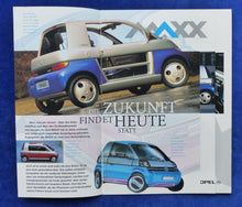 Lade das Bild in den Galerie-Viewer, Opel MAXX Konzeptfahrzeug MJ 1996 - Prospekt Brochure 08.1995
