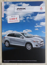 Lade das Bild in den Galerie-Viewer, Mitsubishi ASX Intro Edition Sondermodell MJ 2014 - Prospekt Brochure 06.2013
