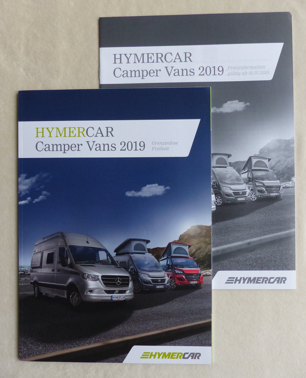 Hymercar Camper Vans 2019 Free Grand Canyon S - Prospekt + Preisliste 07.2018