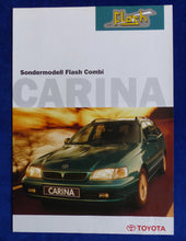 Lade das Bild in den Galerie-Viewer, Toyota Carina Combi Flash Sondermodell MJ 1997 - Prospekt Brochure 02.1997
