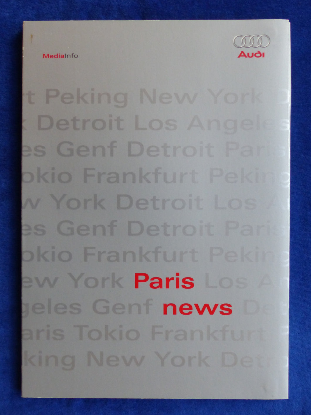 Audi News 2007 - A3 S3 A6 V6 FSI TFSI - Pressemappe CD-Rom press-kit 09.2006