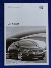 Lade das Bild in den Galerie-Viewer, VW Passat V6 4Motion Typ B6 MJ 2009 - Prospekt Brochure + Preisliste 06.2008
