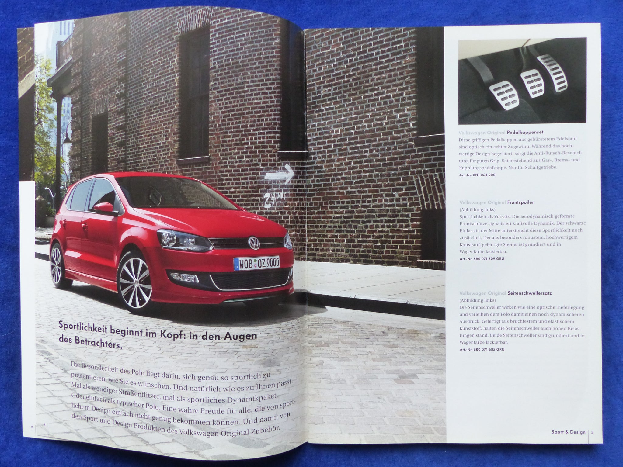 VW Polo Zubehör MJ 2011 - Prospekt Brochure + Preisliste 01.2011 –  car-brochure