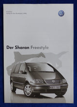 Lade das Bild in den Galerie-Viewer, VW Sharan Freestyle - Preisliste MJ 2008 - Prospekt Brochure 10.2007
