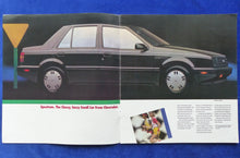 Lade das Bild in den Galerie-Viewer, Chevrolet 1986 Spectrum Sedan Hatchback US-Prospekt Brochure 08.1985 Großformat
