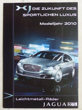 Lade das Bild in den Galerie-Viewer, Jaguar XJ Leichtmetall-Räder Alufelgen MJ 2010 - Prospekt Brochure 2009
