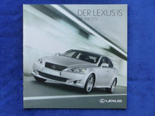 Lade das Bild in den Galerie-Viewer, Lexus IS 250 220d IS F Fakten - Preisliste MJ 2009 - Prospekt Brochure 10.2008
