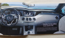 Lade das Bild in den Galerie-Viewer, Mercedes-Benz S-Klasse Cabrio Coupe S 65 AMG MJ 2016 - Prospekt Brochure 10.2015
