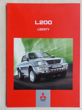Lade das Bild in den Galerie-Viewer, Mitsubishi L200 Liberty Sondermodell MJ 2004 - Prospekt Brochure 08.2003
