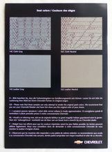 Lade das Bild in den Galerie-Viewer, Chevrolet Trans Sport - Farben colors - Prospekt Brochure 2001
