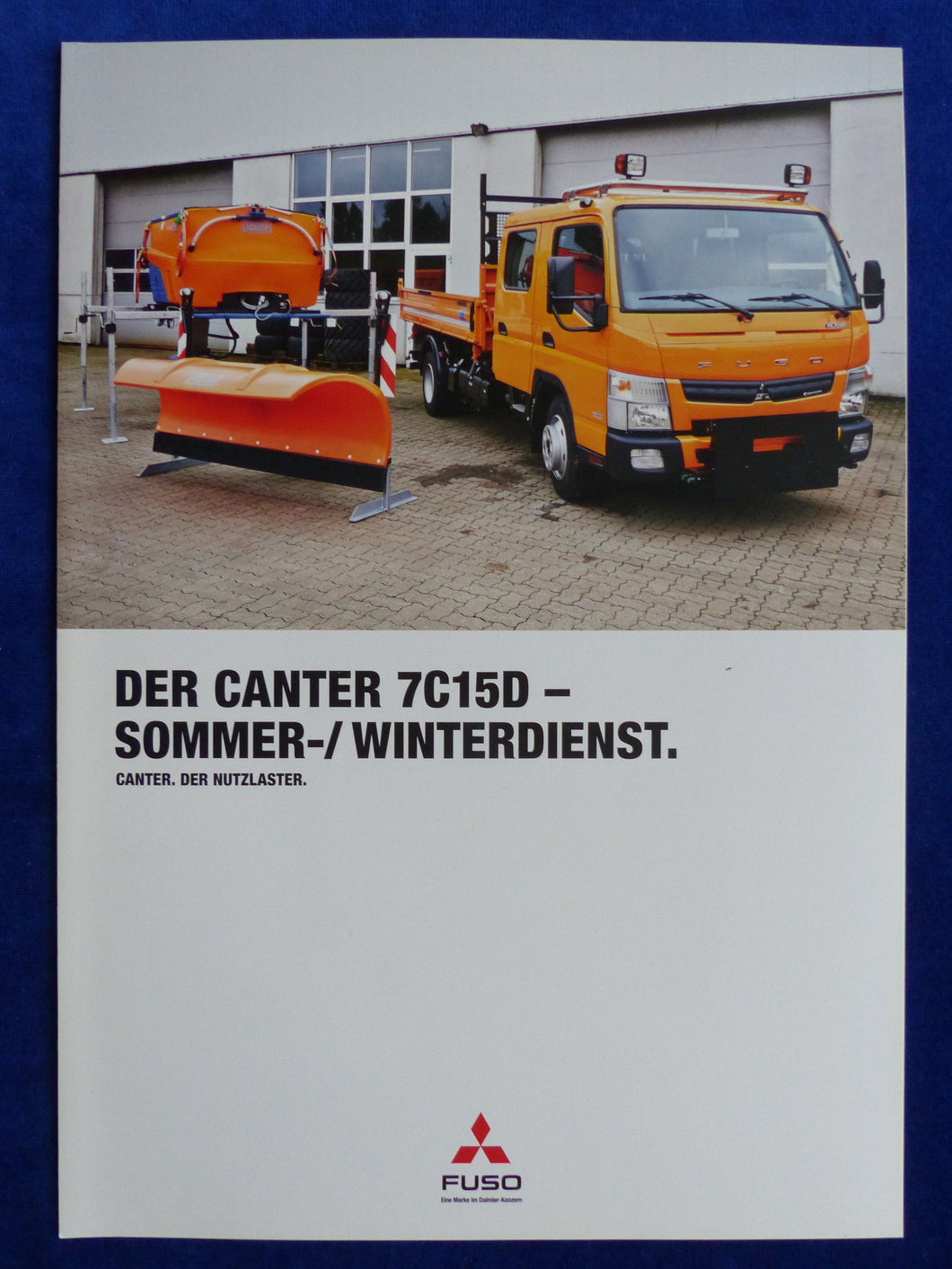 Fuso Canter 7C15D - Sommer- / Winterdienst - Prospekt Brochure 03.2015