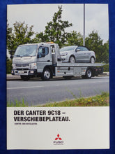 Lade das Bild in den Galerie-Viewer, Fuso Canter 9C18 Verschiebeplateau - Prospekt Brochure 03.2015

