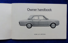 Lade das Bild in den Galerie-Viewer, Ford 1967 Cortina Luxe GT - UK-Betriebsanleitung Owner handbook 08.1966 England
