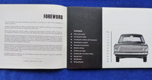 Lade das Bild in den Galerie-Viewer, Ford 1968 Cortina De Luxe GT - UK-Betriebsanleitung Owner handbook 07.1967 GB
