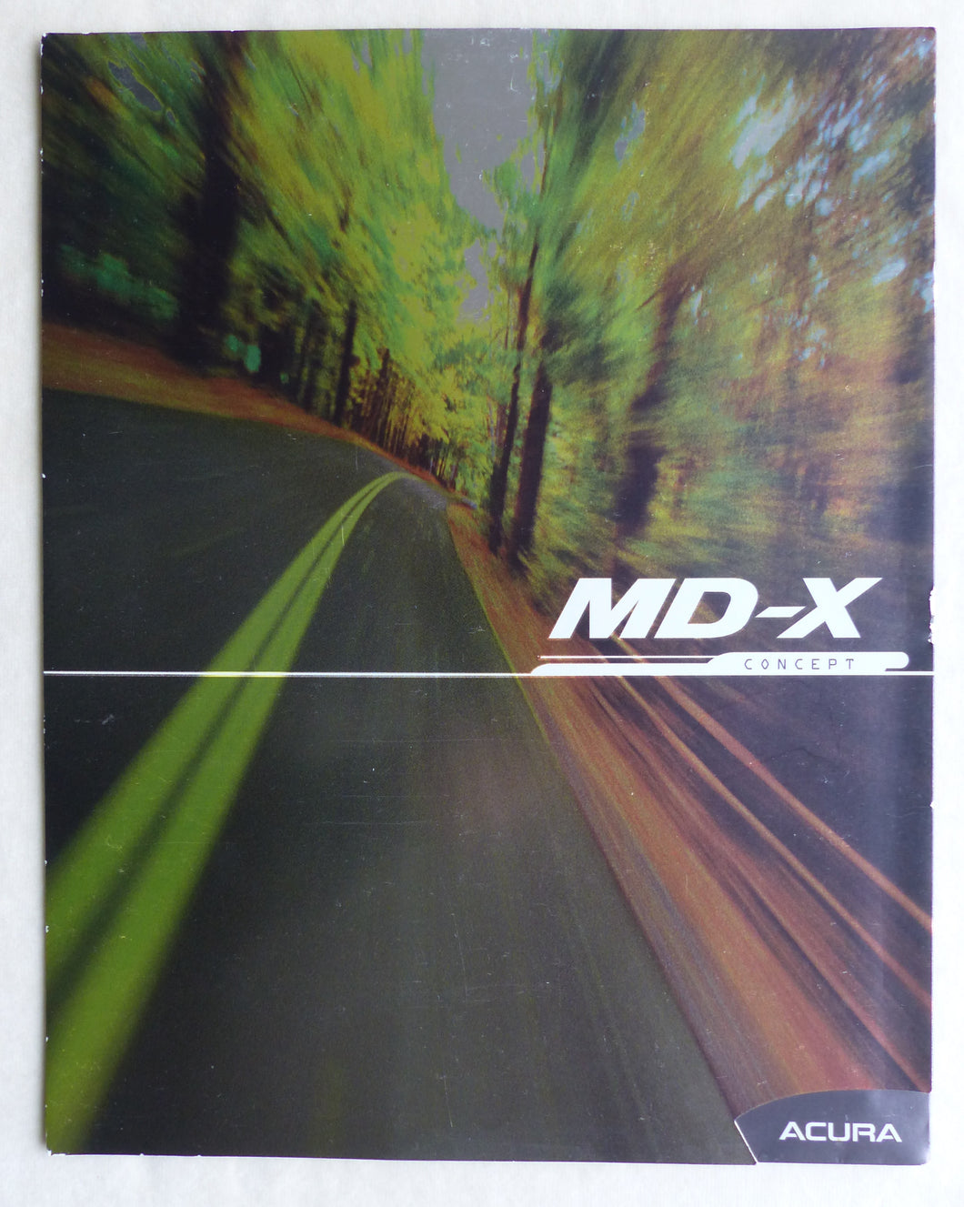 Acura MD-X Concept - US-Pressemappe press-kit NAIAS 01.2000 USA