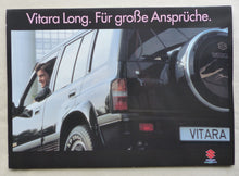 Lade das Bild in den Galerie-Viewer, Suzuki Vitara Long - Hochglanz Prospekt Brochure 1990 Großformat Din A3
