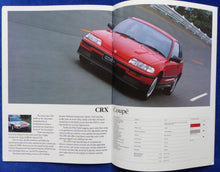 Lade das Bild in den Galerie-Viewer, Honda Range 1989 Civic Integra Legend CRX - UK-Prospekt + Preisliste 09.1988
