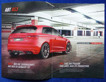Lade das Bild in den Galerie-Viewer, Abt AS3 Audi A3 Sportback Typ 8V - Prospekt Brochure 2014
