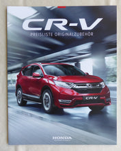 Lade das Bild in den Galerie-Viewer, Honda CR-V Zubehör - Preisliste MJ 2019 - Prospekt Brochure 11.2018
