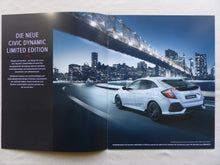 Lade das Bild in den Galerie-Viewer, Honda Civic Dynamic Limited Edition MJ 2019 - Prospekt + Preisliste 12.2018
